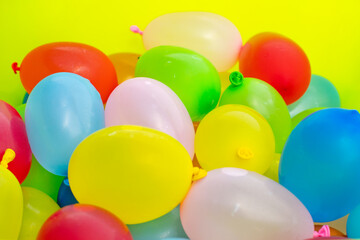 Fototapeta na wymiar colorful balloons on the background