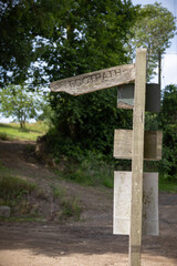 footpath sign