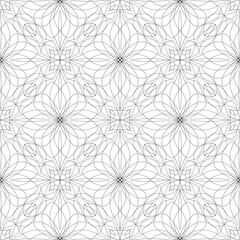 Fototapeta premium Seamless graphic vector pattern of mandala.Ethnic patterns. Islamic motives.