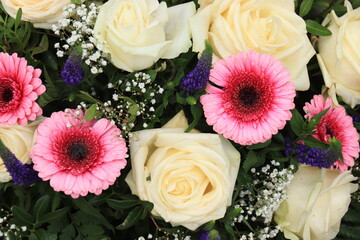Flower arrangement for a wedding
