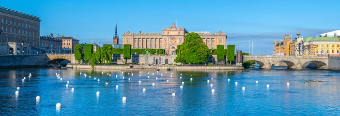 Foto op Canvas Swedish Parliament House in Stockholm © pyty