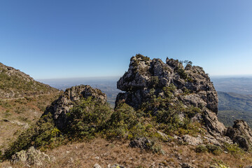 natural landscape of Serra da Piedade, in the city of Caeté, State of Minas Gerais, Brazil