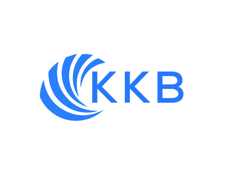 KKB Flat accounting logo design on white background. KKB creative initials Growth graph letter logo concept. KKB business finance logo design.
