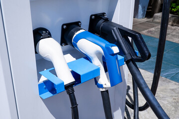 Electric EV car charging plug of the car electric charging station,Environmentally friendly energy...