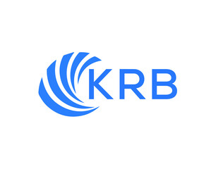 KRA Flat accounting logo design on white background. KRA creative initials Growth graph letter logo concept. KRA business finance logo design.
