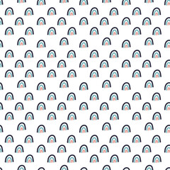 Seamless rainbow gender neutral baby pattern, Kids nursery wallpaper, boho repeat print, Scandinavian style rainbows, Children wallpaper, baby  ornament