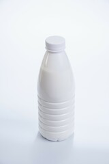 Milk bottle food isolated container. healthy dairy