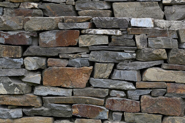 Walls made of stone , stone background.