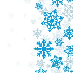 Winter Background for design with copy space. Christmas snow Winter Background. Vector illustration.