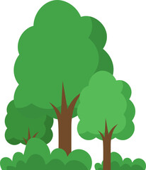 Tree clipart design illustration