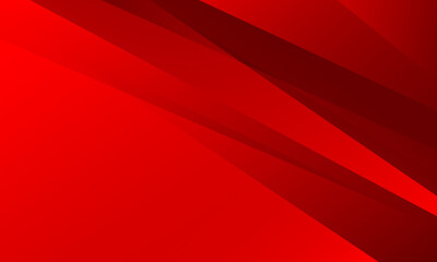 Red abstract background. Dynamic shapes composition. Vector illustration