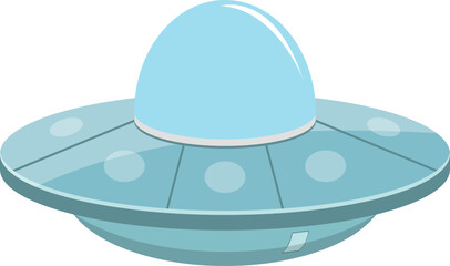 Ufo spaceship concept clipart design illustration