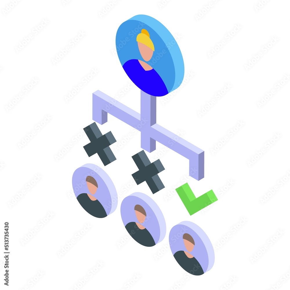 Poster support chat scheme icon isometric vector. call customer. service center