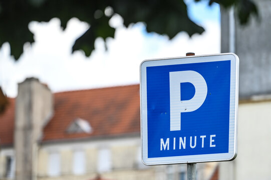 Parking minute panneau signalisation