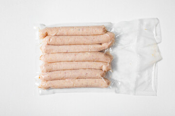 Raw sausages