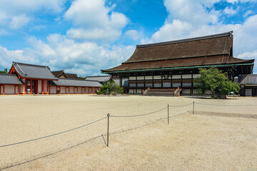 Naklejka premium The Imperial Palace in Kyoto, Japan 