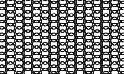 balack chain pattern with white background