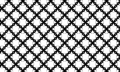 barbed wire fence pattern with black colour and white background