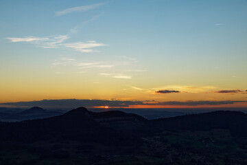 Abendstimmung über dem Land