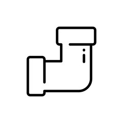 Illustration of Industrial Pipe Icon