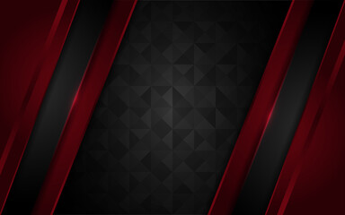 Modern dark red combination with black background with texture effect overlap layer design