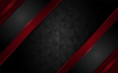 Modern dark red combination with black background with texture effect overlap layer design