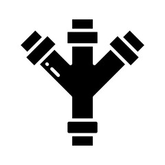Illustration of Industrial Pipe Icon