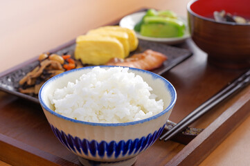 健康的な日本の朝食 食事