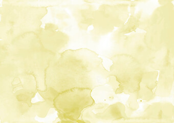 Vector watercolor light yellow-green background.