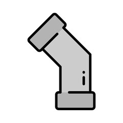 Illustration of Industrial Pipe Icon