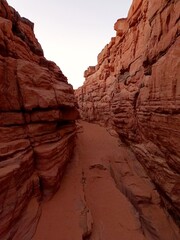 Cut rock in the most beautiful gorge in the world