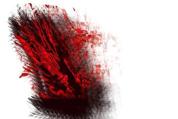 デジタルアート、背景、SF、和風、歪み、余白あり