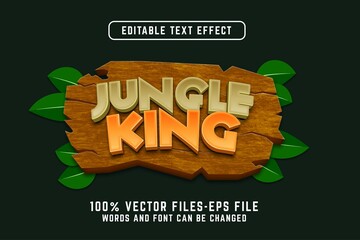 Jungle Vector Text Effect Editable