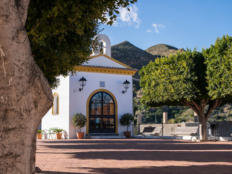 Chapel in Bedar, Almeria, Andalusia, Spain named "Ermita de la Virgen de la Cabeza"