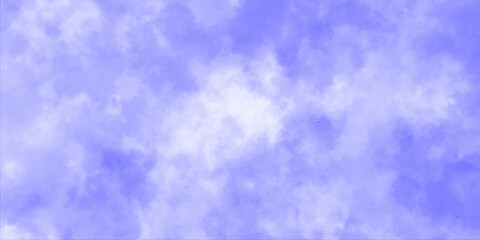 Abstract background with clouds Dreamy Purple and blue Fantasy Cloudscape .Modern design with creative design with  for healthy, technology, fashion concept. Geometric shape and  realistic puffy cloud