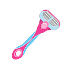 vector razor, feminine item, leg shaving, body hair removal