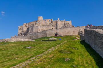 Fototapeta na wymiar Spissky hrad castle ruins
