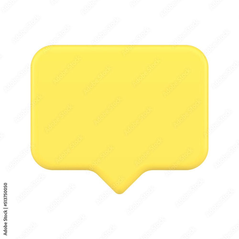 Poster yellow empty quick tips social networks follow like message alert template realistic vector