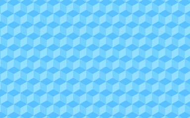 青色の四角形の幾何学模様背景