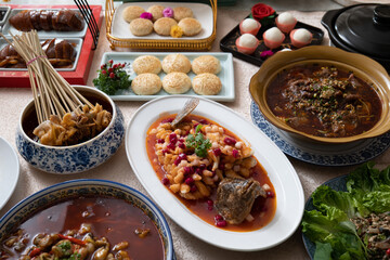 food, meat, meal, plate, dinner, dish, chicken, cuisine, grilled, fish, pork, restaurant, delicious, lunch, sauce, 