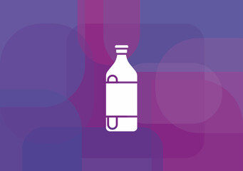 Beer bottle vector icon line icon.vector illustration design