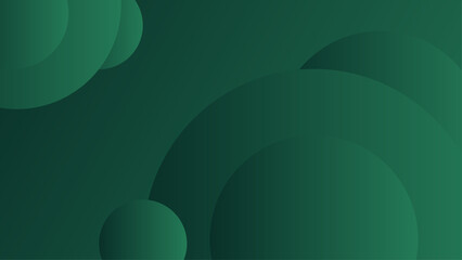 Abstract green fluid shape modern background with copy space, vector.