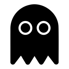 ghost glyph icon