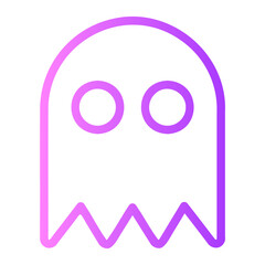 ghost gradient icon