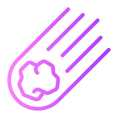 meteorite gradient icon © Nur Achmadi Yusuf