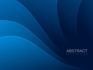realistic blue curve wave texture abstract background with shining lines