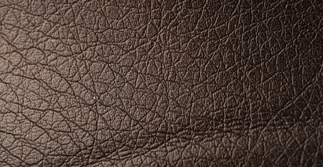 Leather texture with all of detail in macro scale. Beautiful background, wallpaper or 3D modeling texture.