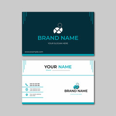 elegant modern business card design template