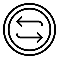 Recycle cover shoe icon outline vector. Boot protect. Suit medical