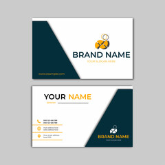 elegant modern business card design template